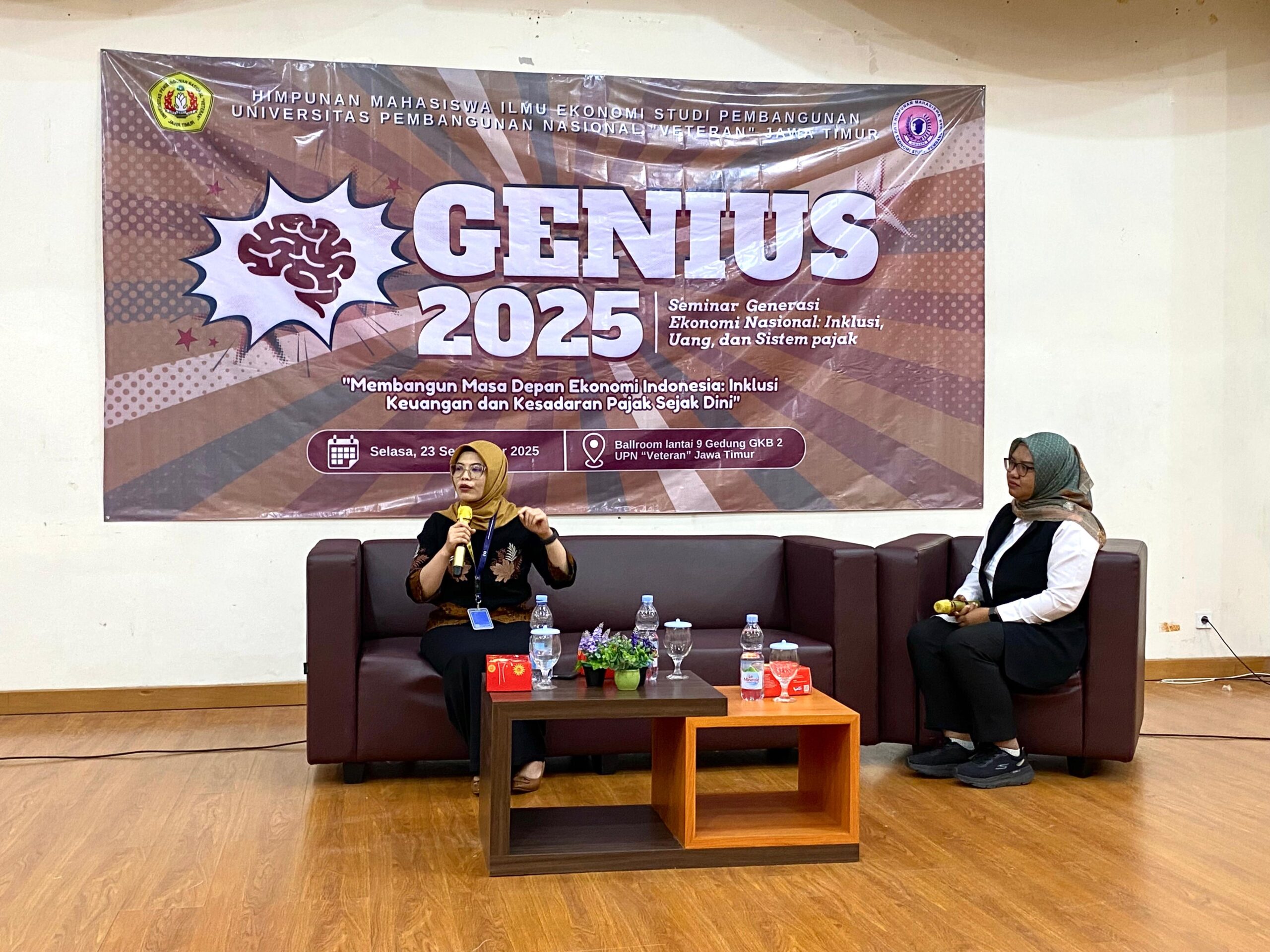 Seminar GENIUS 2025 Tanamkan Pentingnya Kesadaran Pajak pada Generasi Muda UPN “Veteran” Jawa Timur