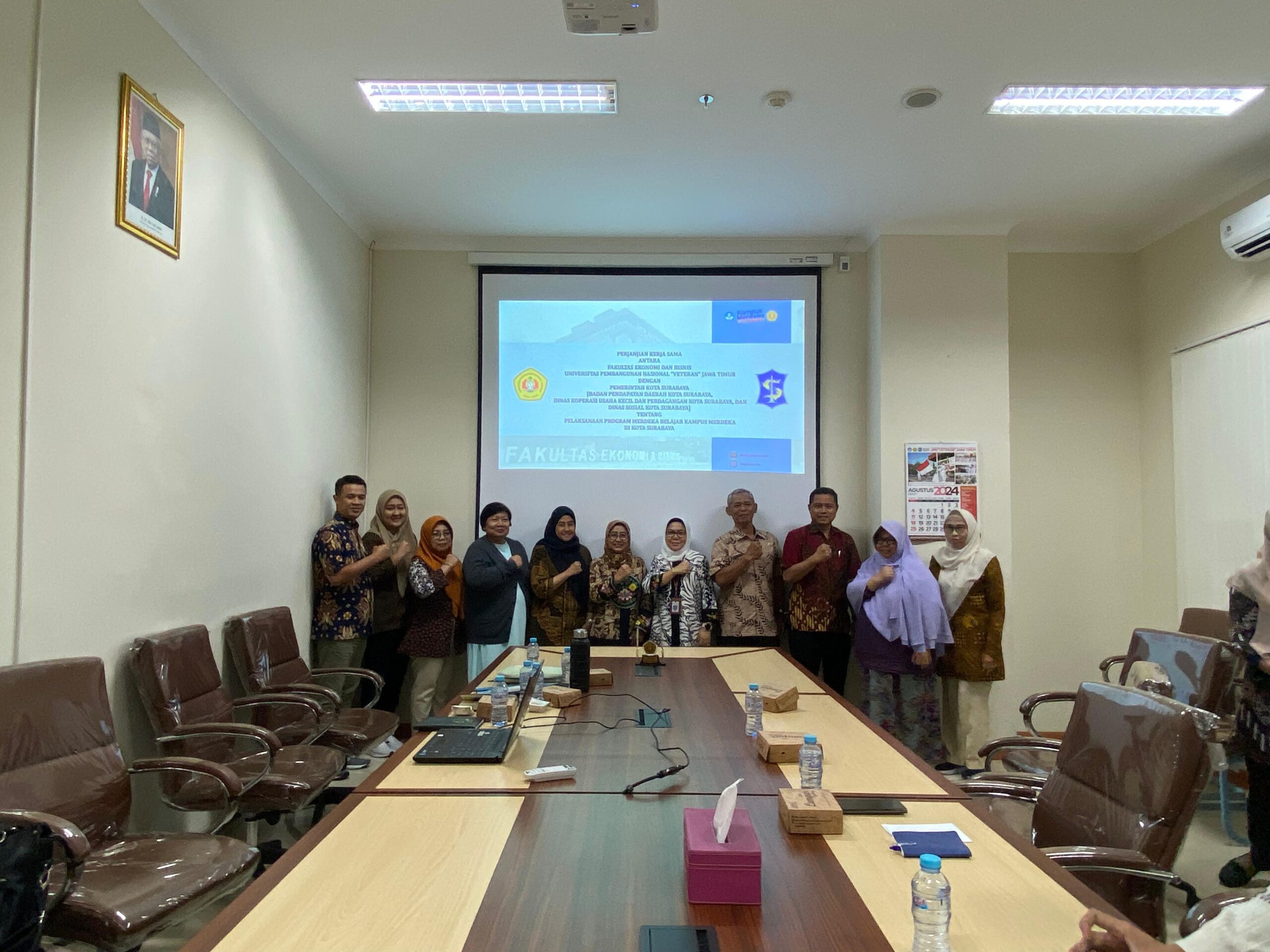 UPN Veteran Jawa Timur Perkuat Implementasi MBKM melalui Kerja Sama dengan BAPENDA, DINKOPDAG, dan DINSOS Surabaya